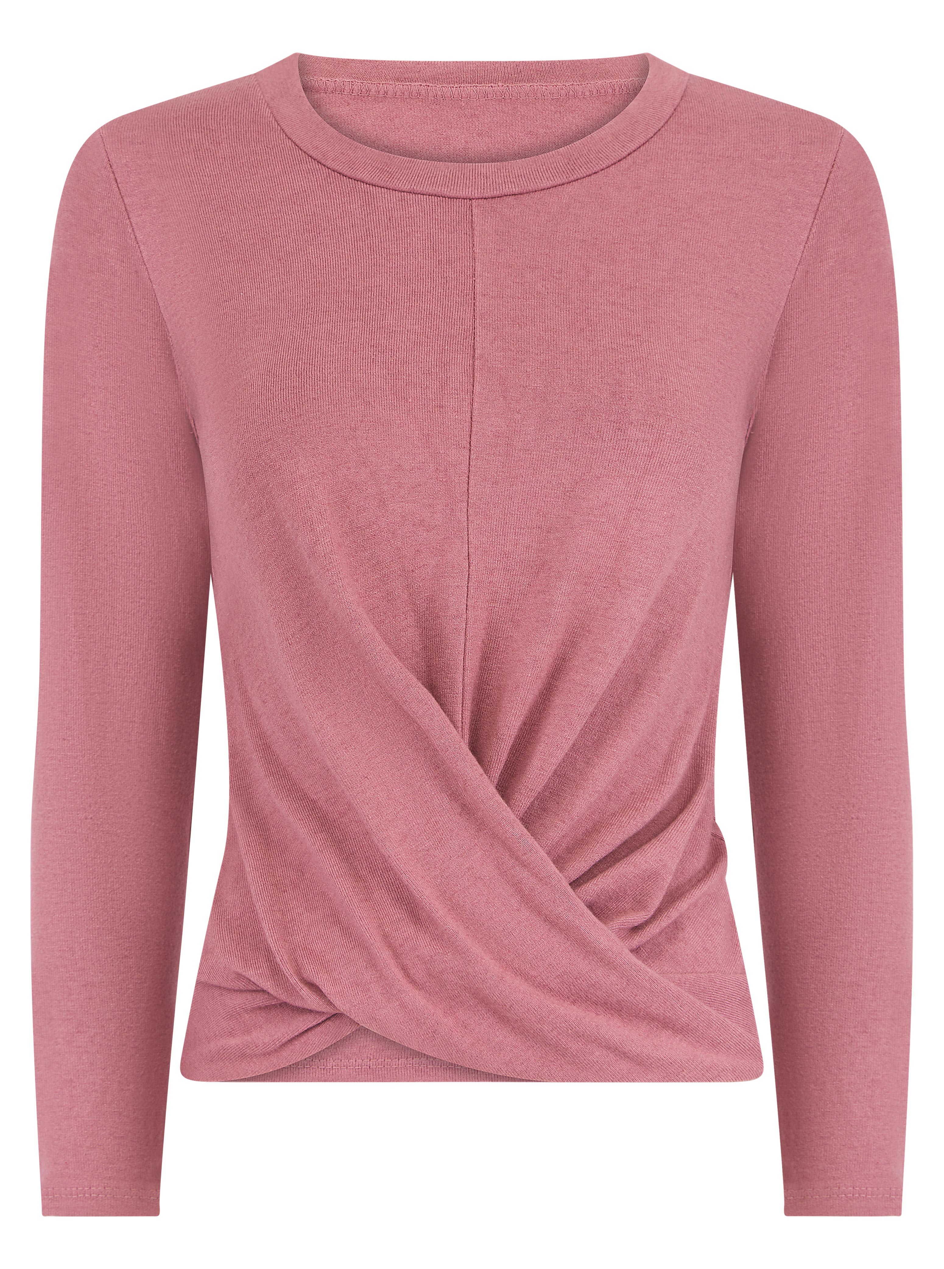 Twist Knitted Jumper Pink