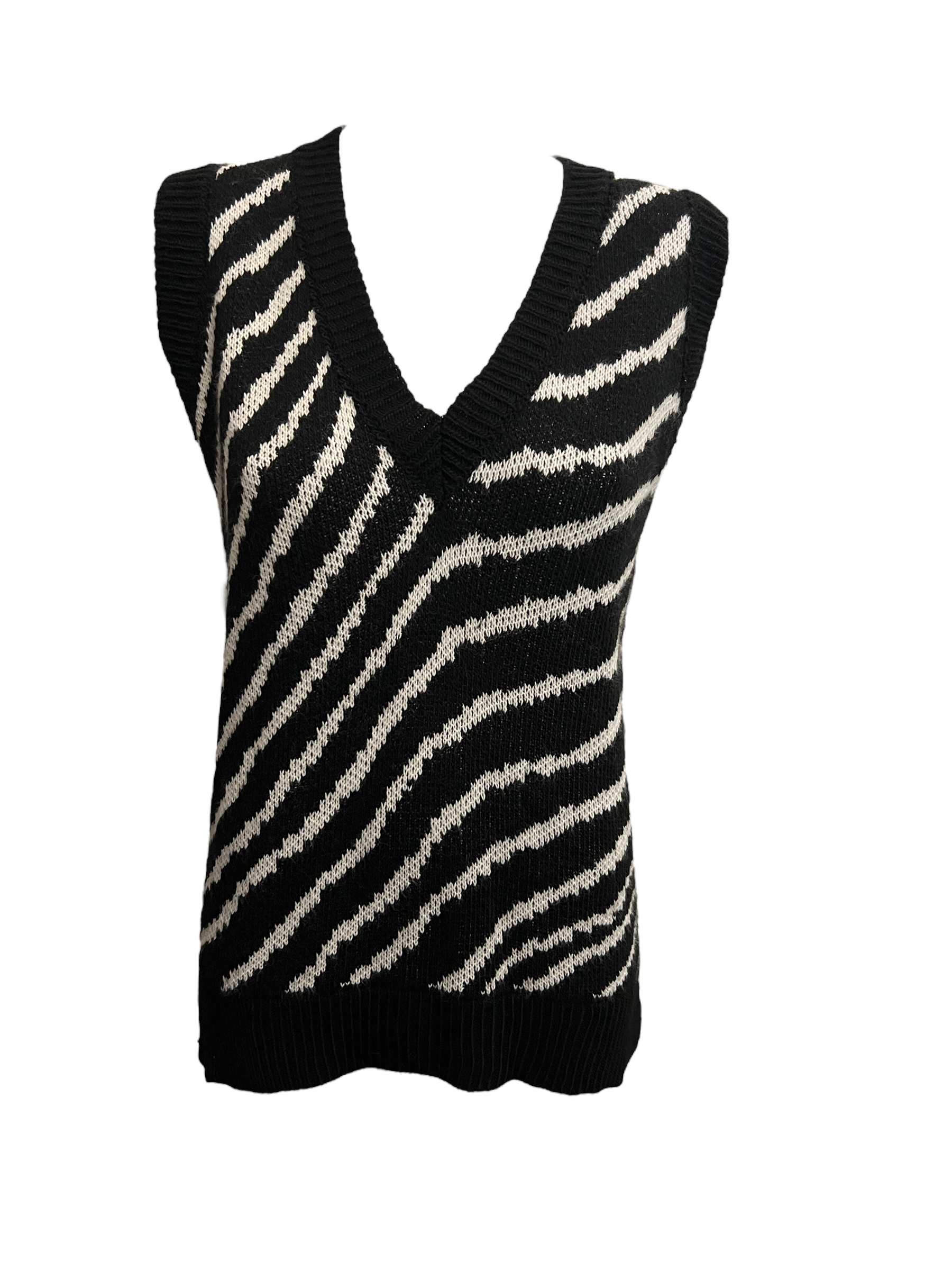 Zebra Print Tank Top